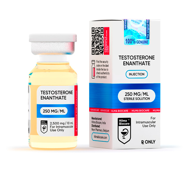 HILMA BIOCARE - TESTOSTERONE ENANTHATE (250 MG/ML – 10 ML)